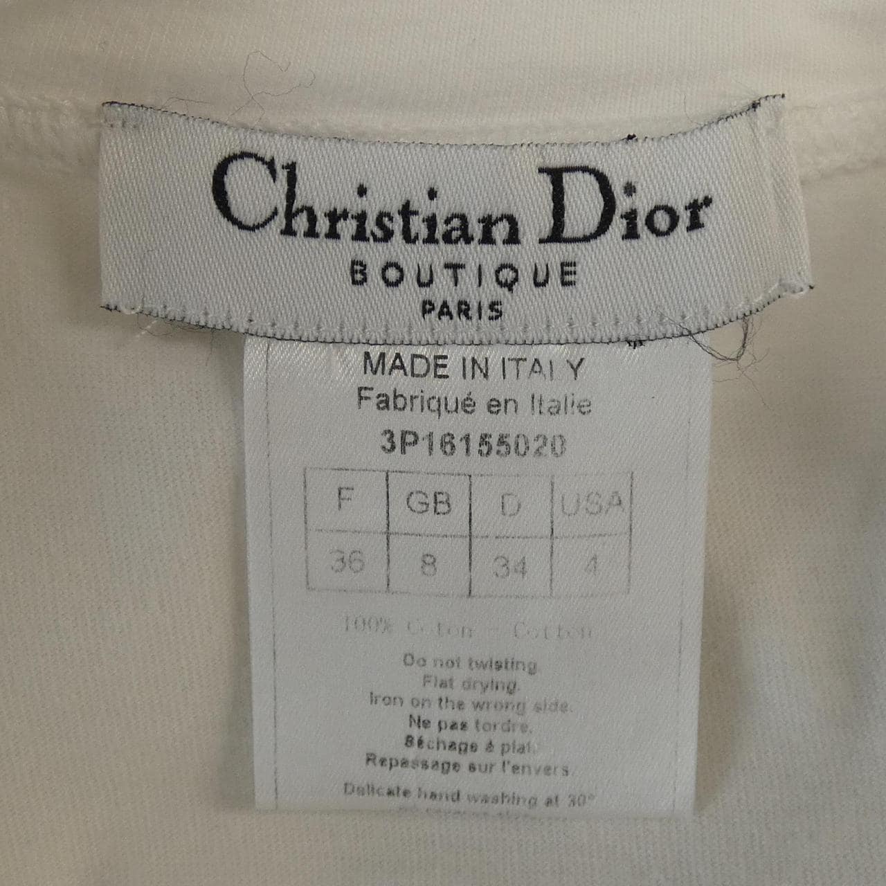 【ヴィンテージ】クリスチャンディオール CHRISTIAN DIOR J'ADIOR 3P16155020 Tシャツ