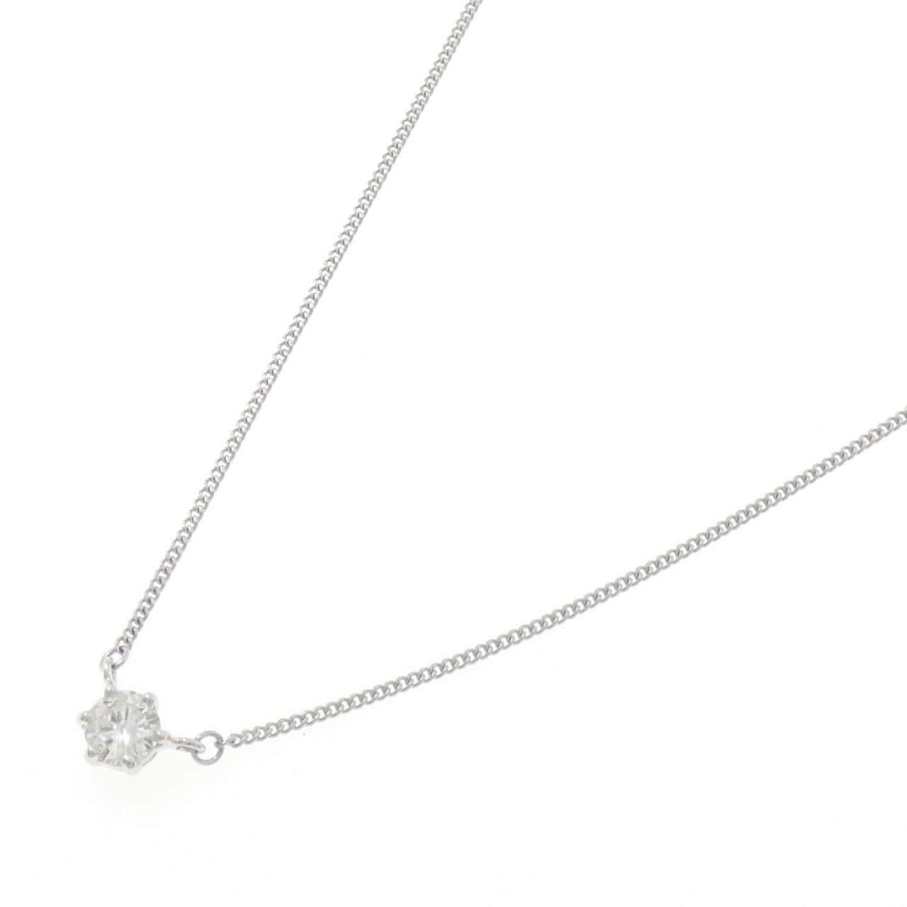PT850 ソリティア ダイヤモンド ネックレス 0.31CT
