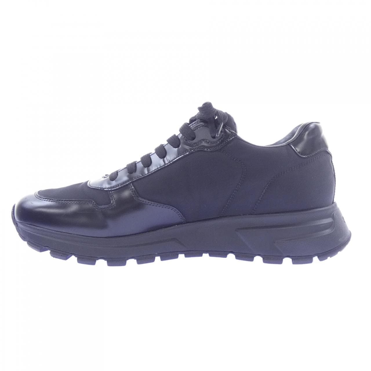 プラダ PRADA ブラッシュドレザースニーカー 2EE369 トライアングルロゴ スニーカー
