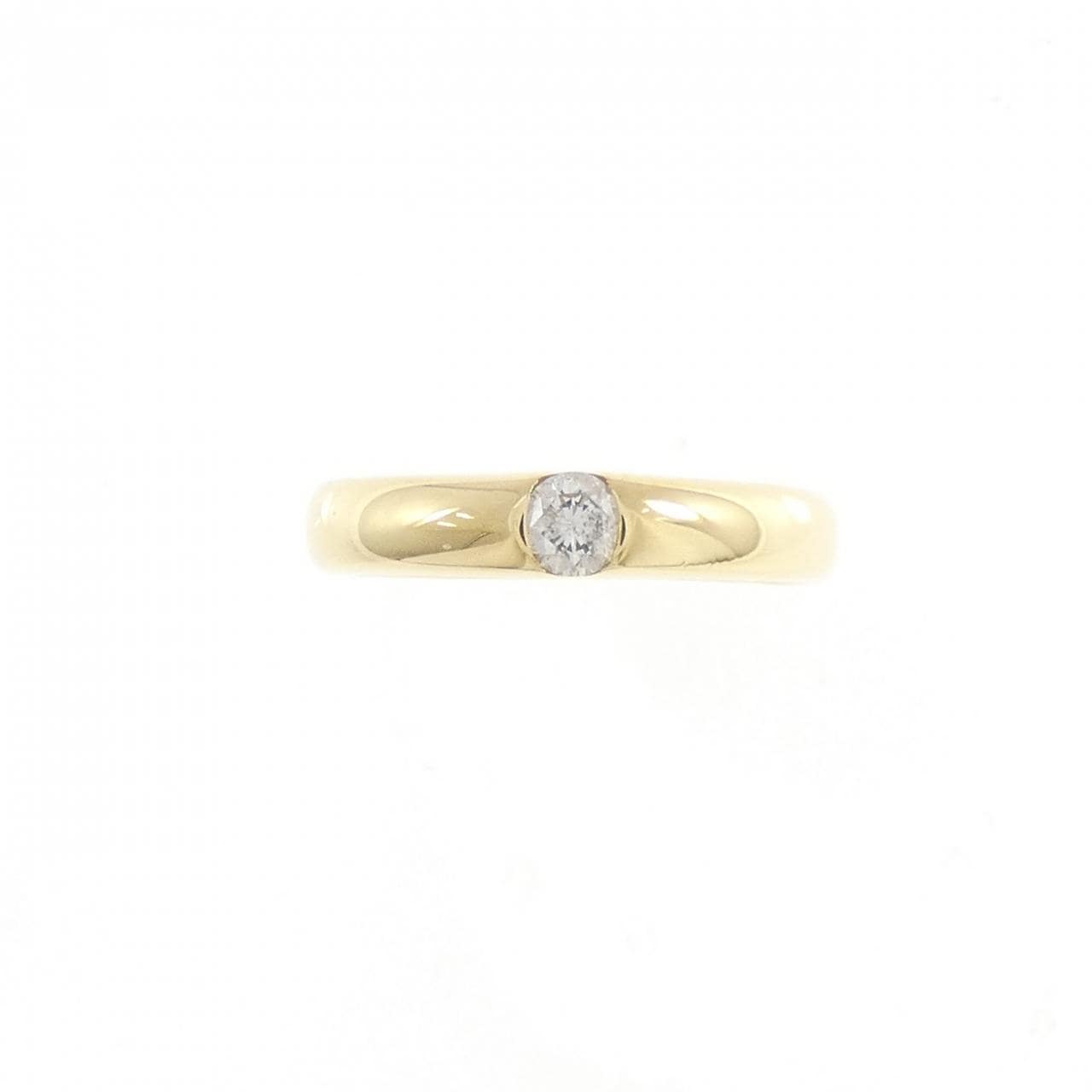 K18YG ダイヤモンド ピンキーリング 0.10CT