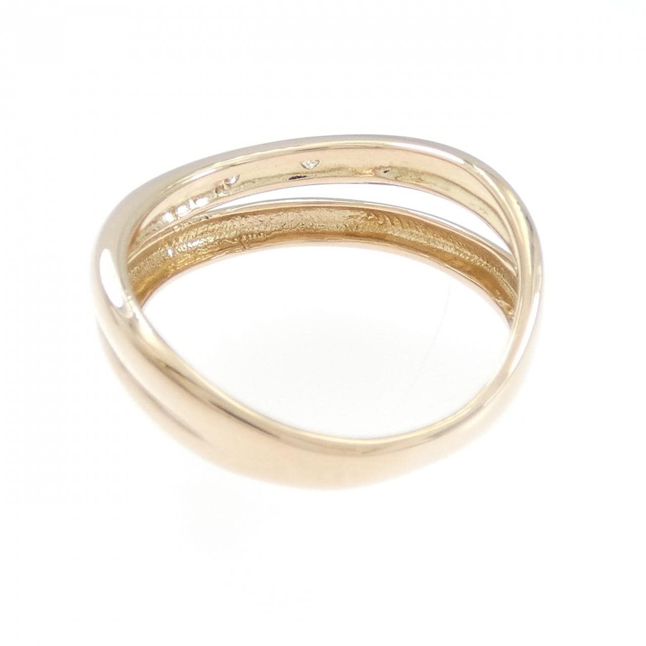 K18PG ダイヤモンド リング 0.05CT