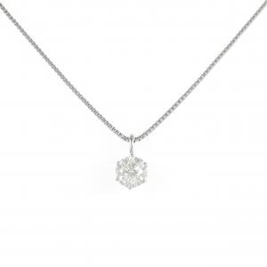PT900/PT850 ダイヤモンド ネックレス 0.716CT F SI2 Fair