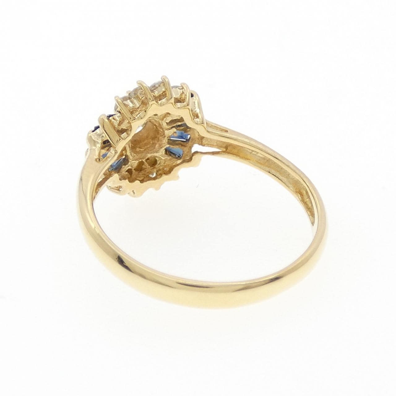 K18YG サファイヤ リング