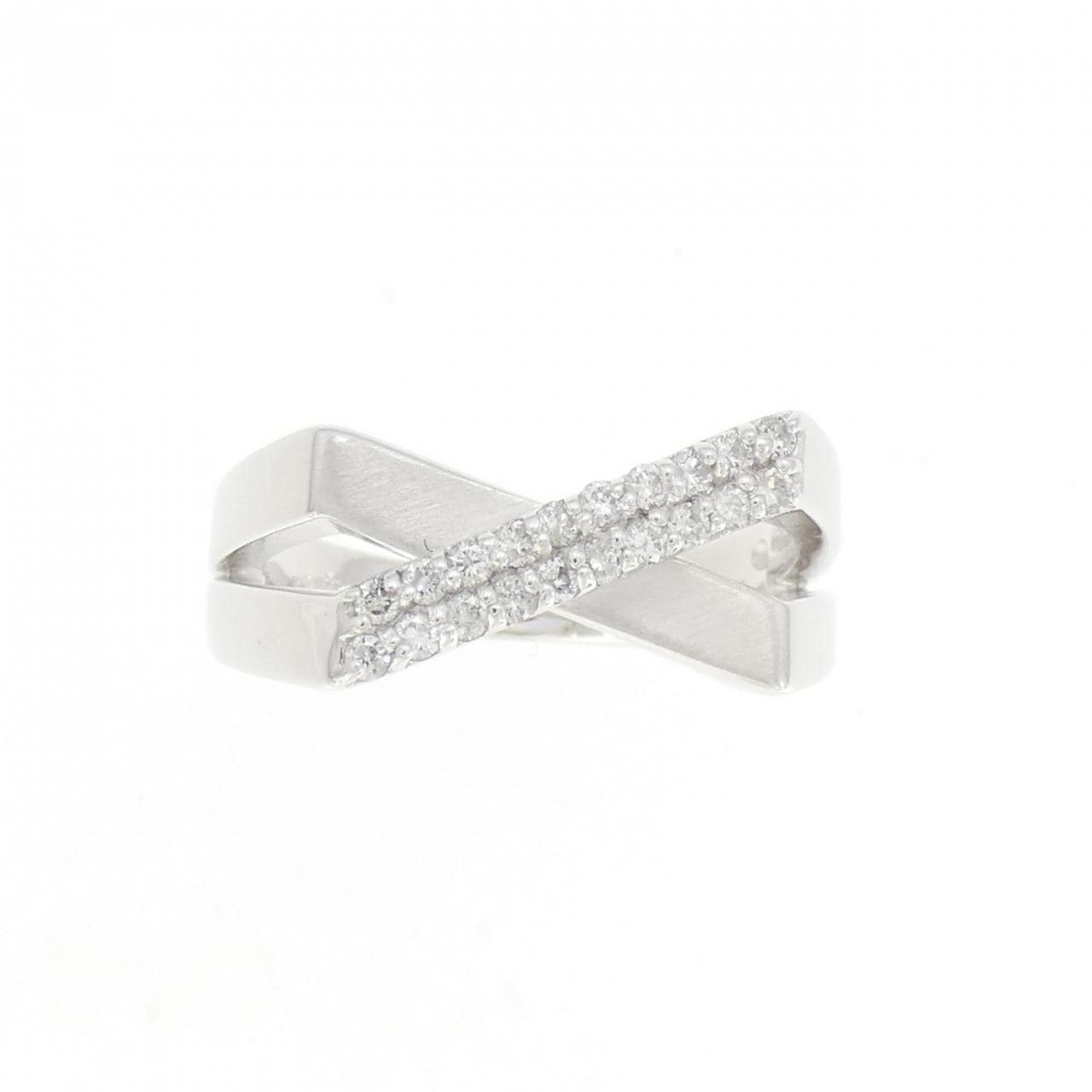 K18WG ダイヤモンド リング 0.20CT