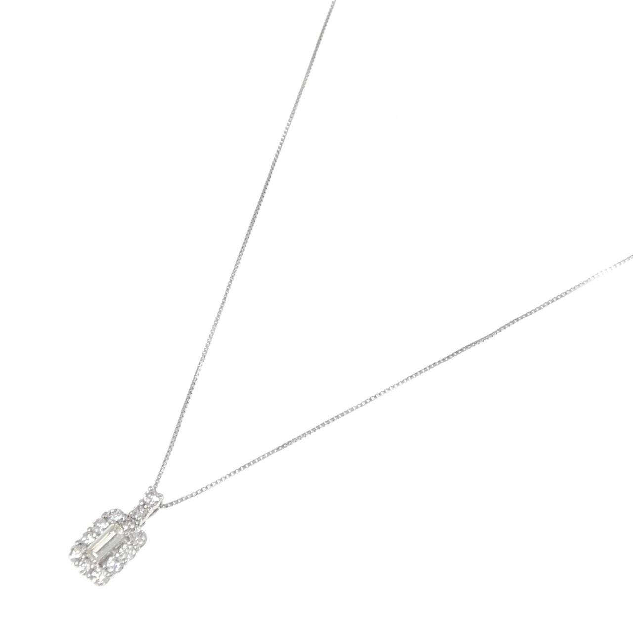 [BRAND NEW] PT900/PT850 Diamond Necklace 0.50CT