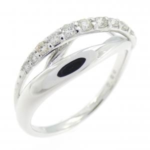 K18WG ダイヤモンド リング 0.20CT