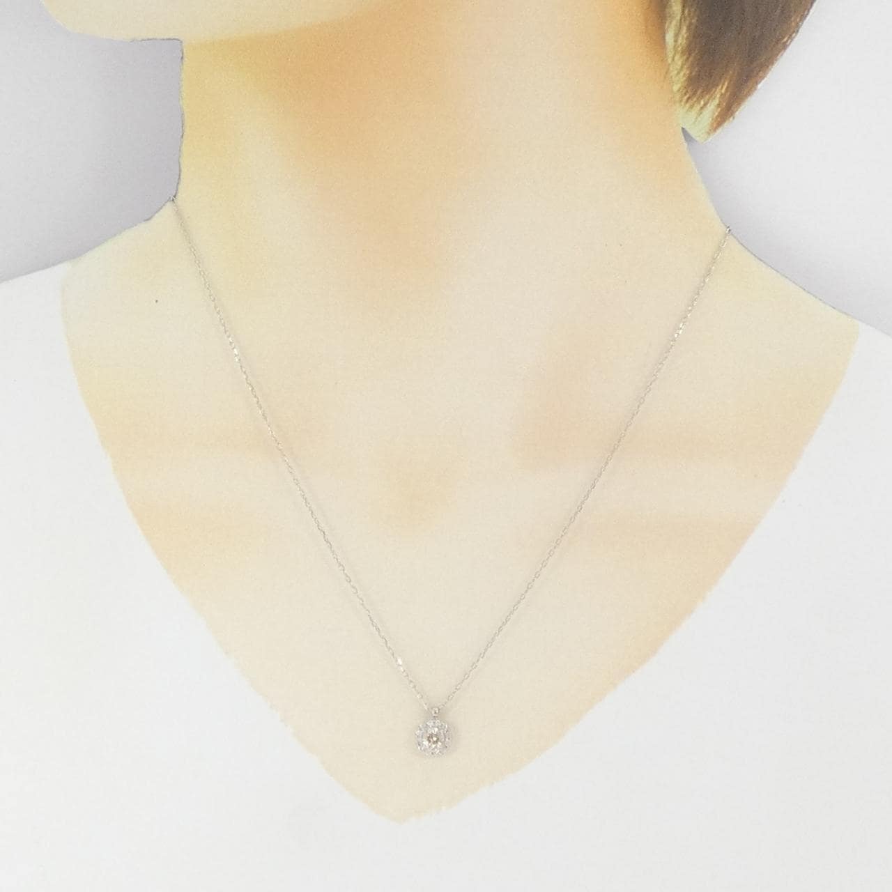 PT900/PT850 ダイヤモンド ネックレス 0.50CT