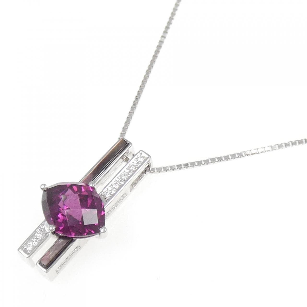 タサキ ガーネット ネックレス 4.21CT
