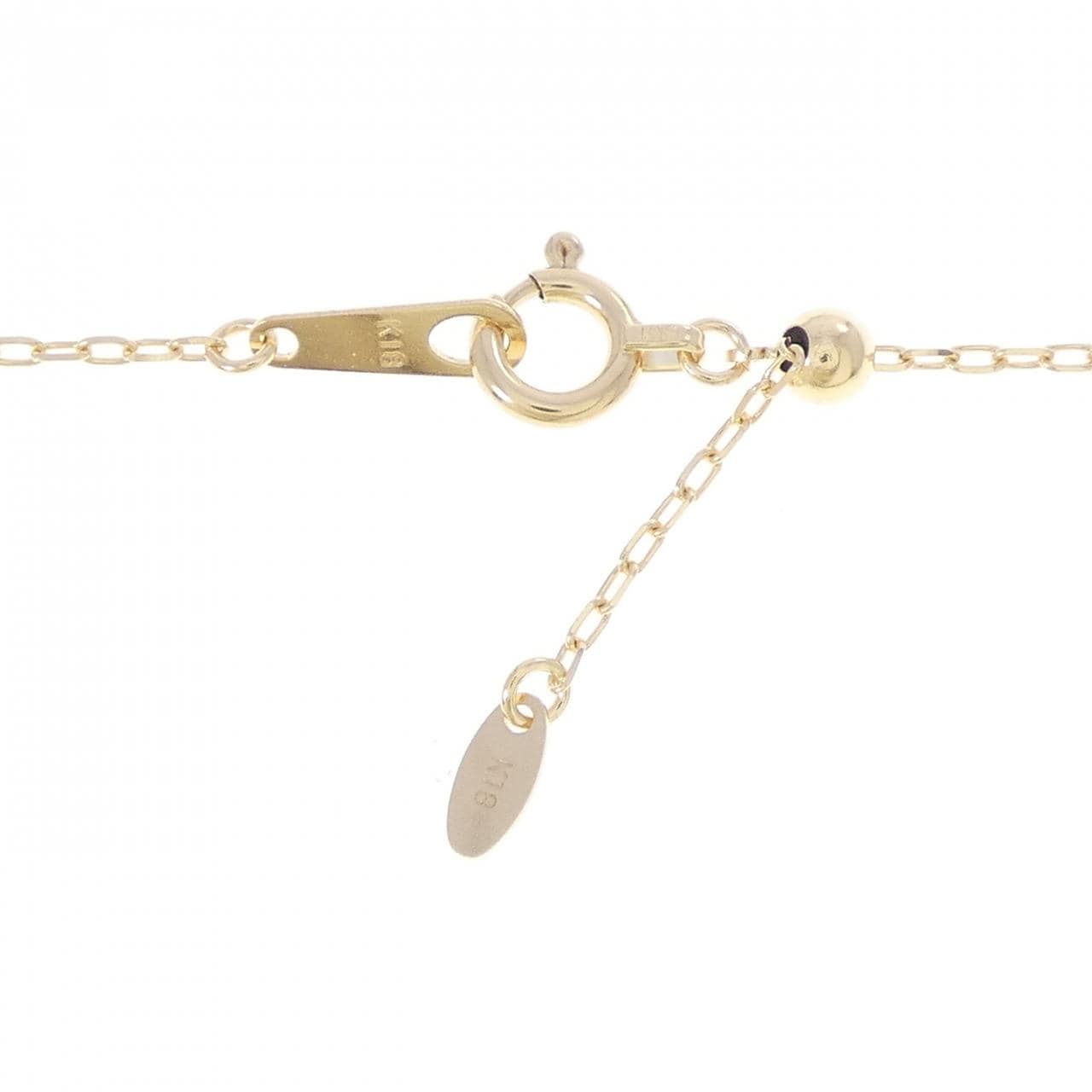 K18YG エメラルド ネックレス 0.25CT