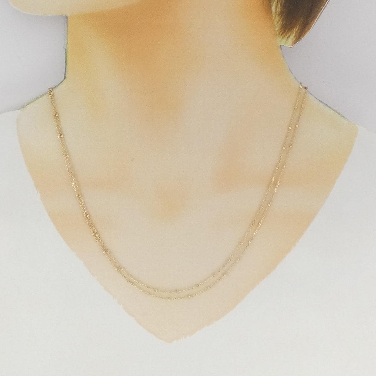 K10YG ハート ネックレス