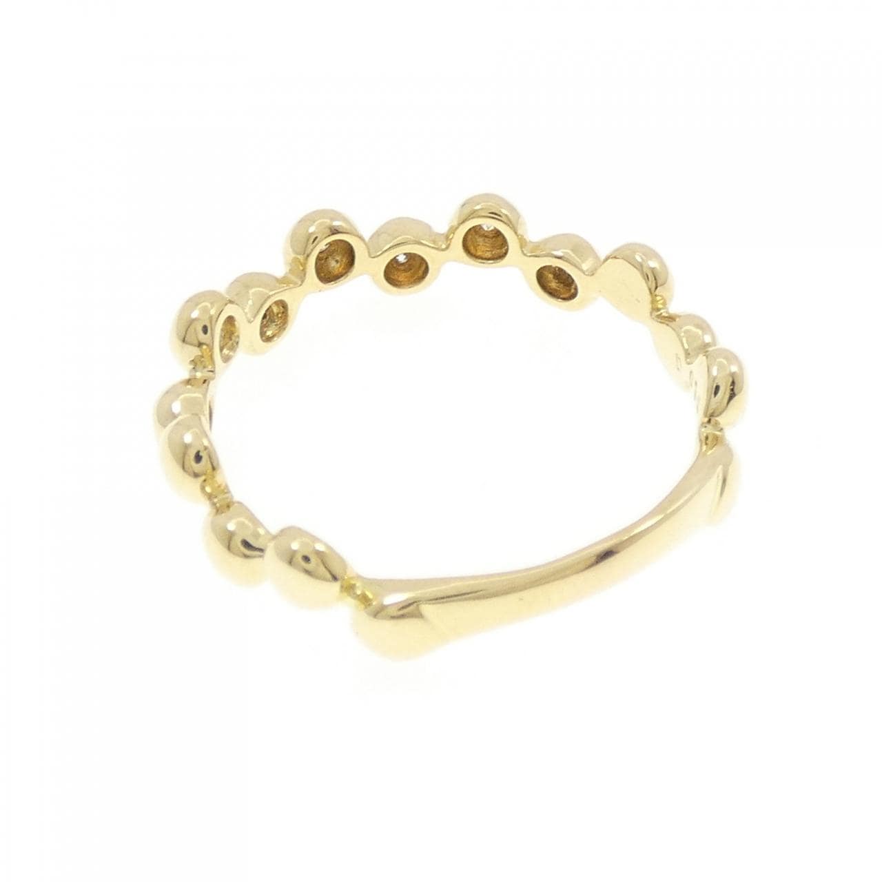K18YG ダイヤモンド リング 0.10CT