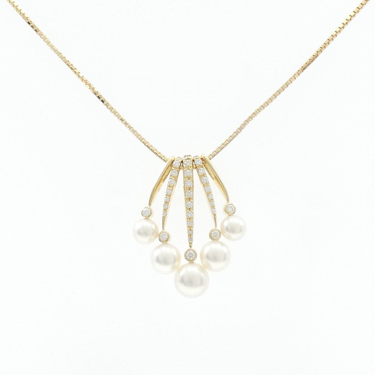 K18YG アコヤパール ネックレス