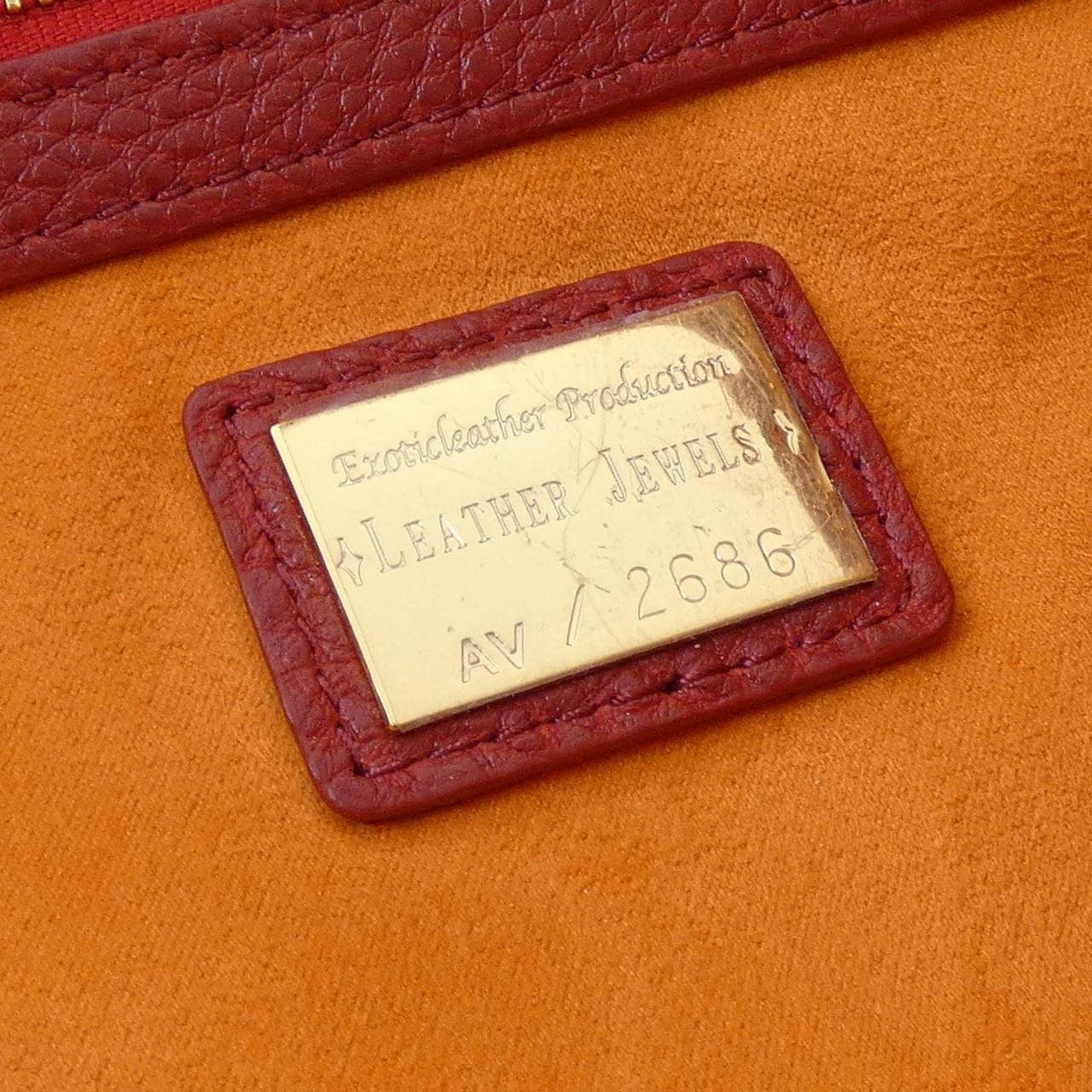LEATHER JEWELS BAG
