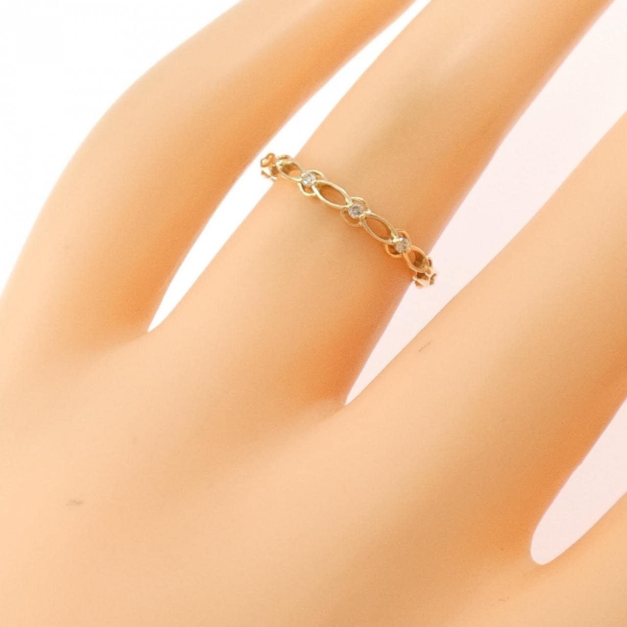 アガット ダイヤモンド リング 0.02CT