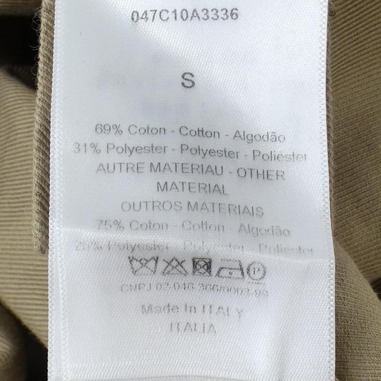 Christian DIOR Anorak 047C10A3336 PARKER