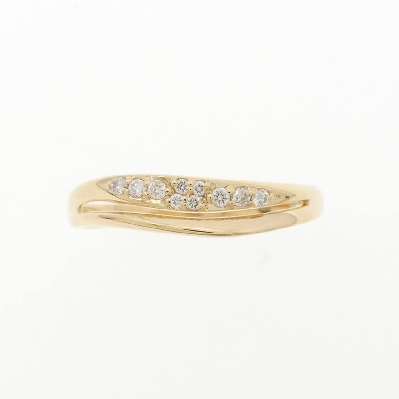 K18YG ダイヤモンド リング