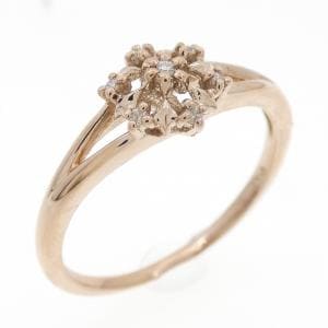 K18PG ダイヤモンド リング