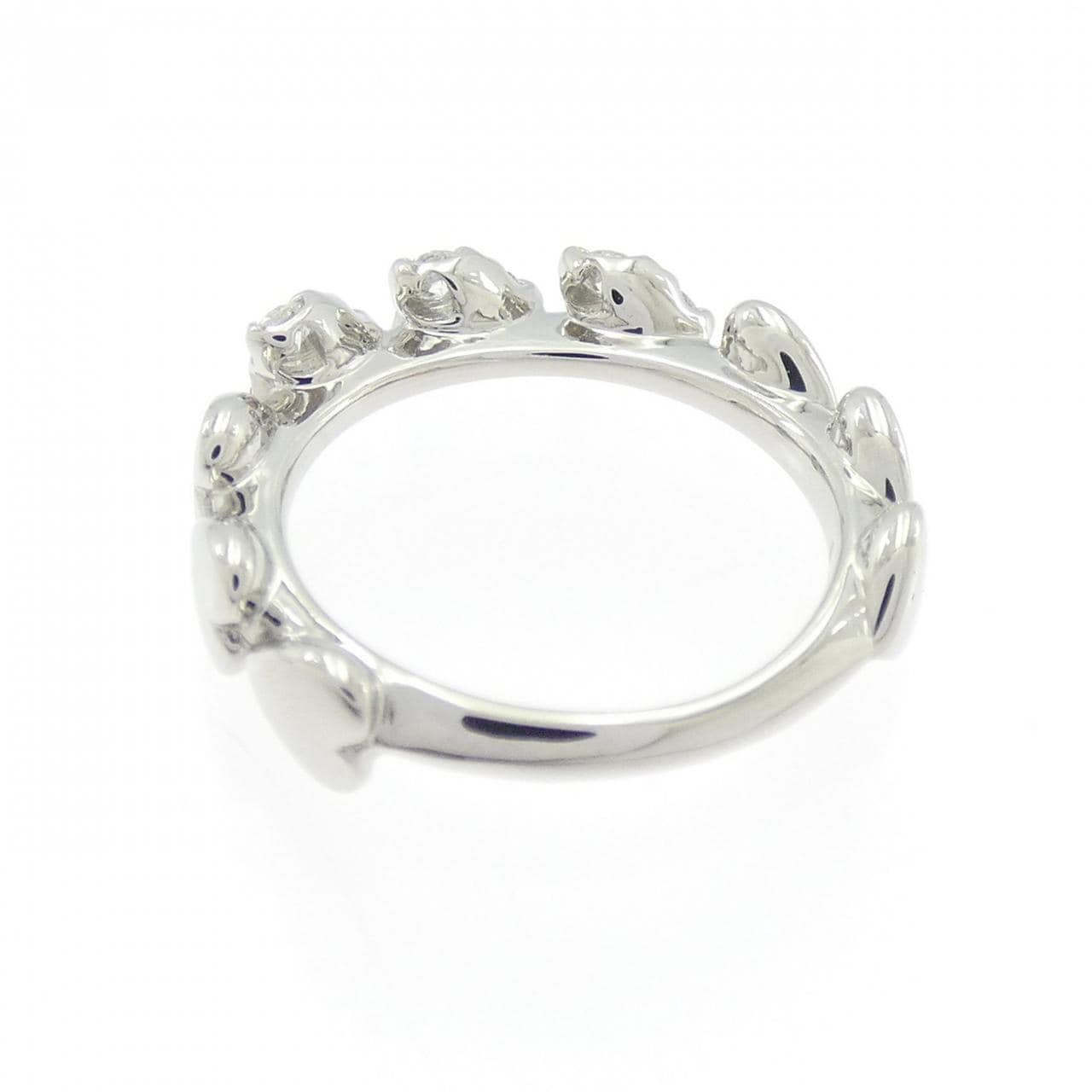 PT900 ハート ダイヤモンド リング 0.25CT