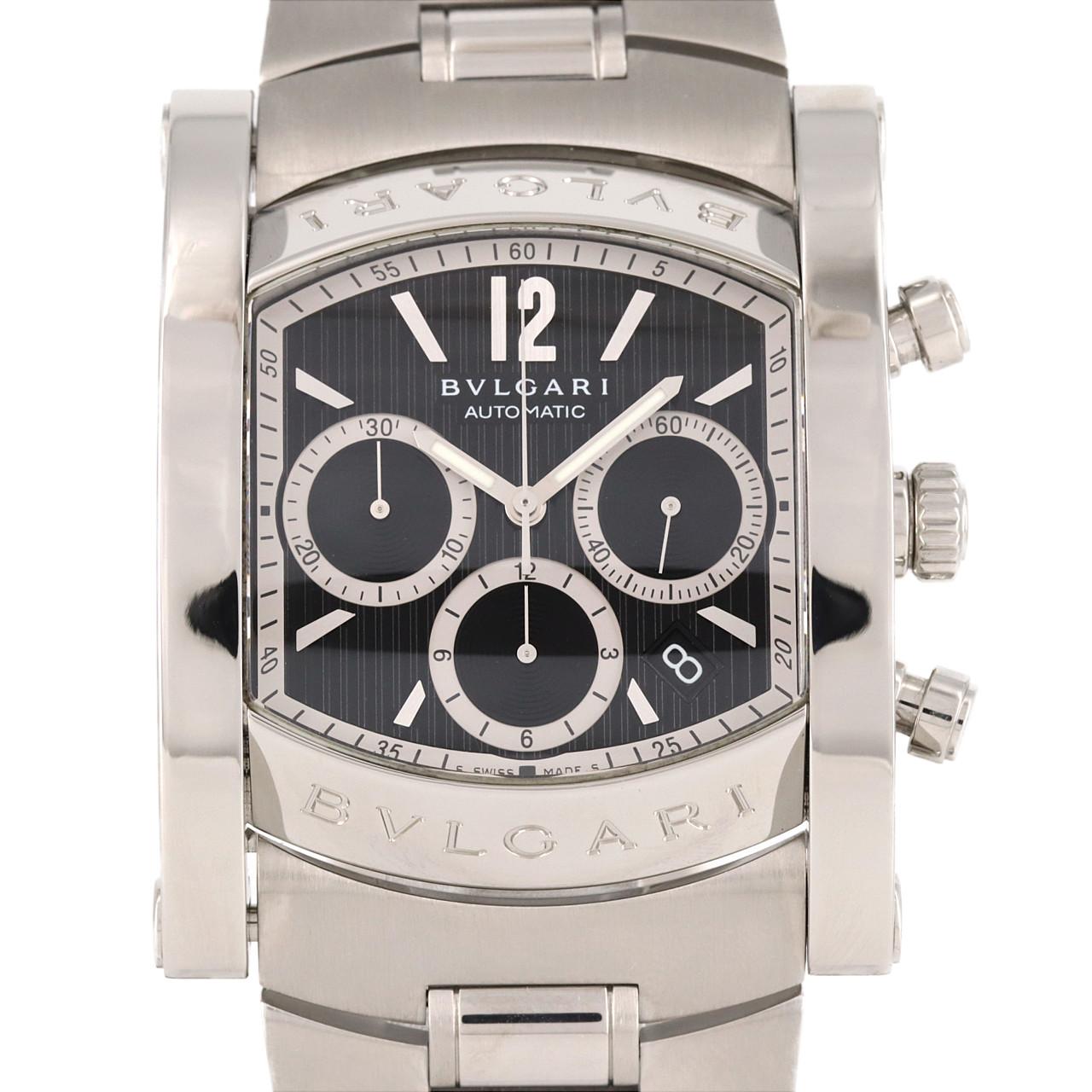 BVLGARI Show Macronograph AA48SCH/AA48BSSDCH/AT SS Automatic