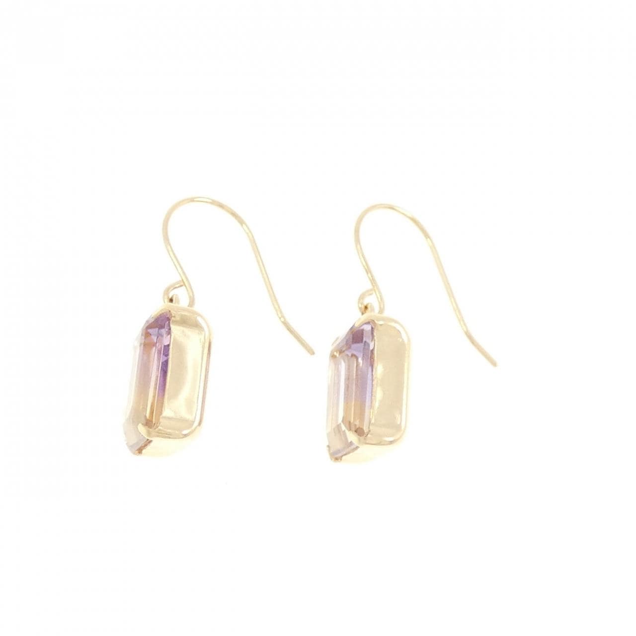 【新品】K18YG アメトリン ピアス 2.88CT
