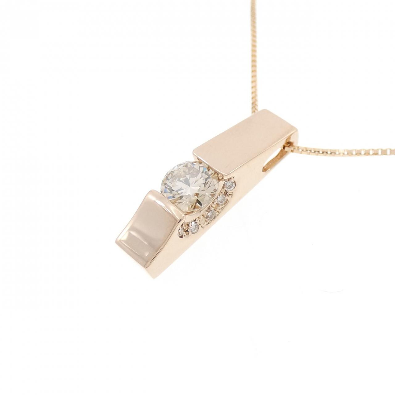 K18PG ダイヤモンド ネックレス 0.52CT