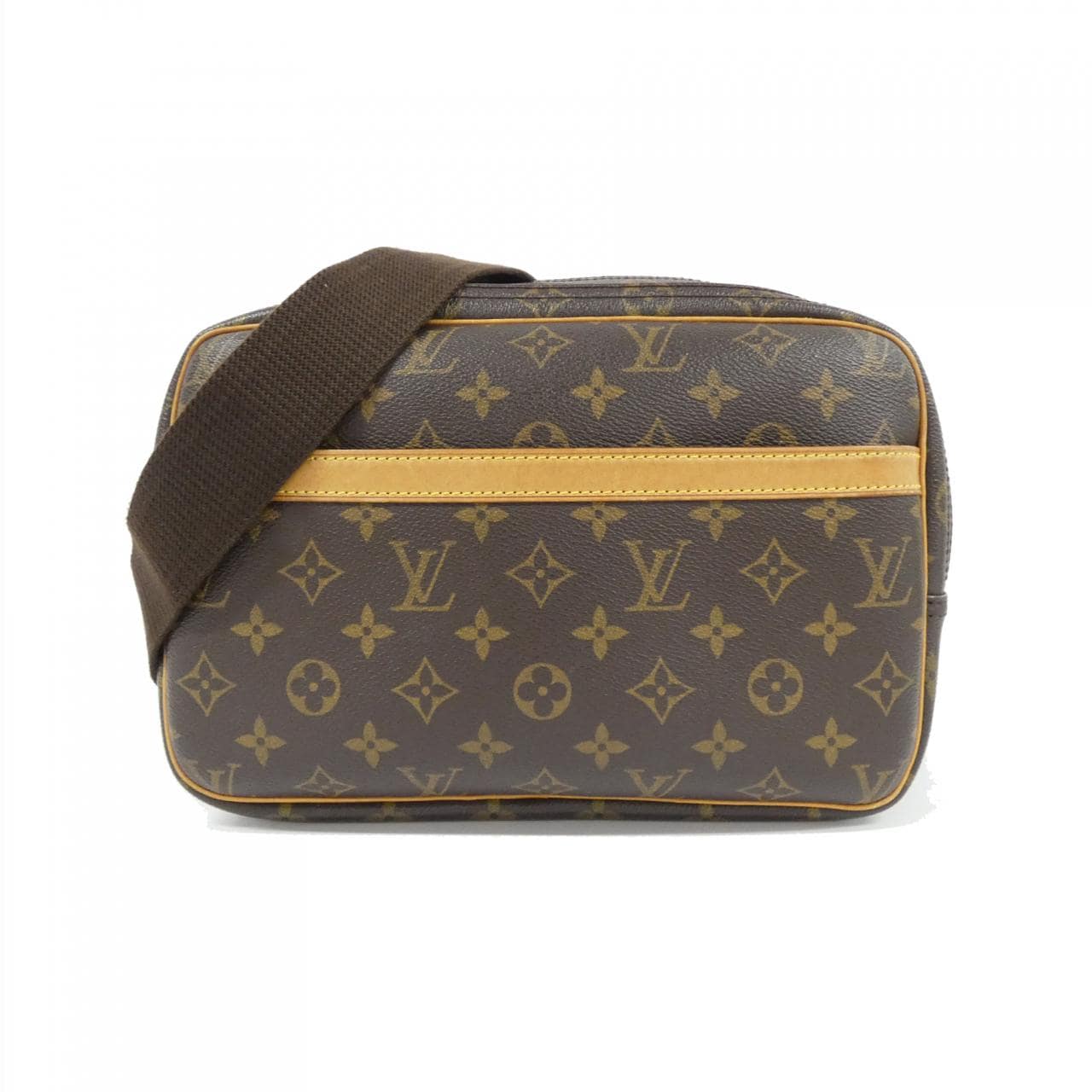 LOUIS VUITTON Monogram Reporter 28 公分 M45254 單肩包