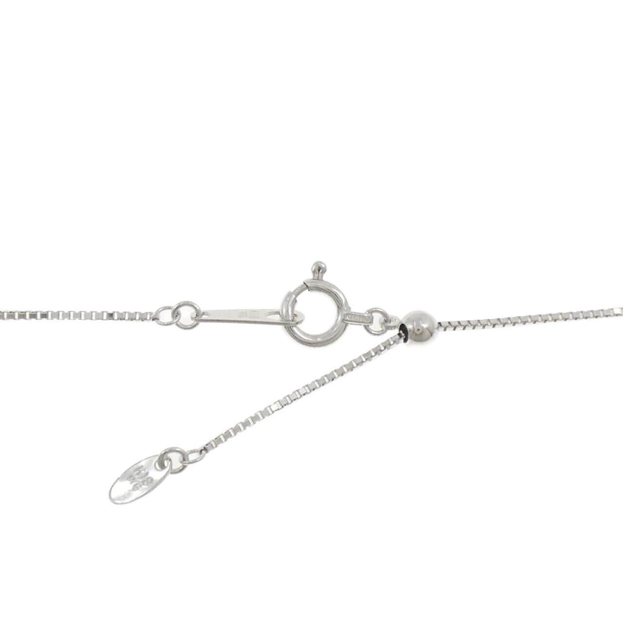 K18WG ダイヤモンド ネックレス 0.54CT