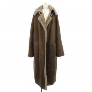 エルメス HERMES Hボタン ムートンコート