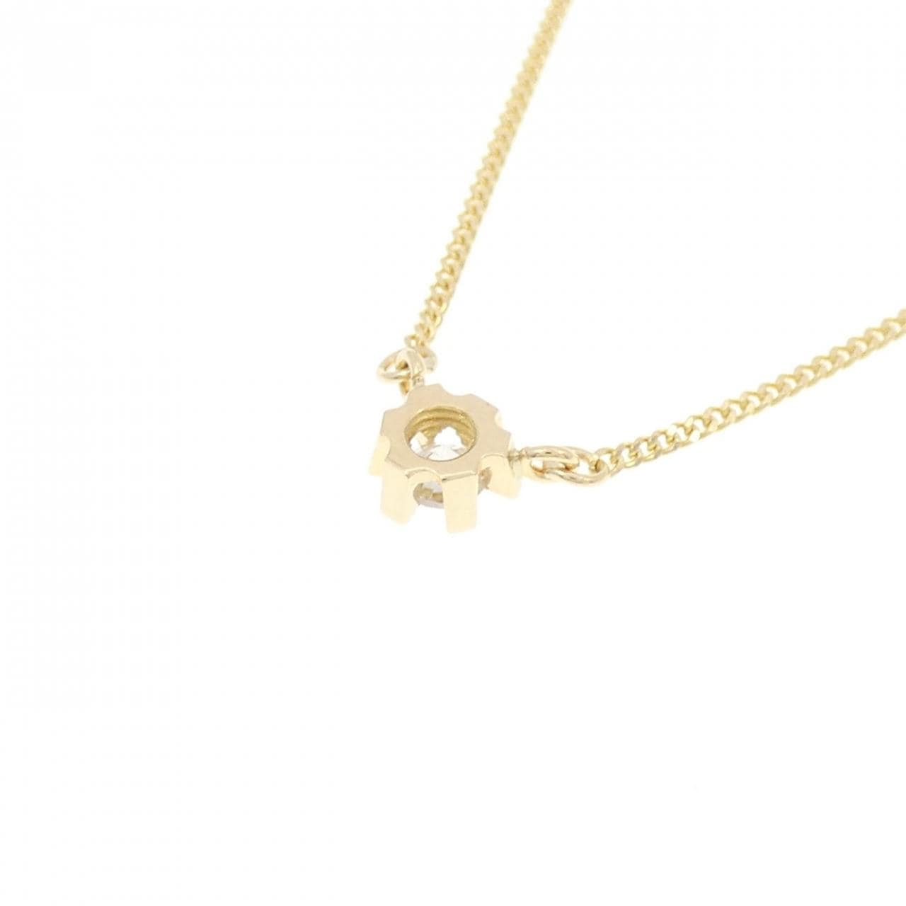 K18YG ダイヤモンド ネックレス 0.10CT