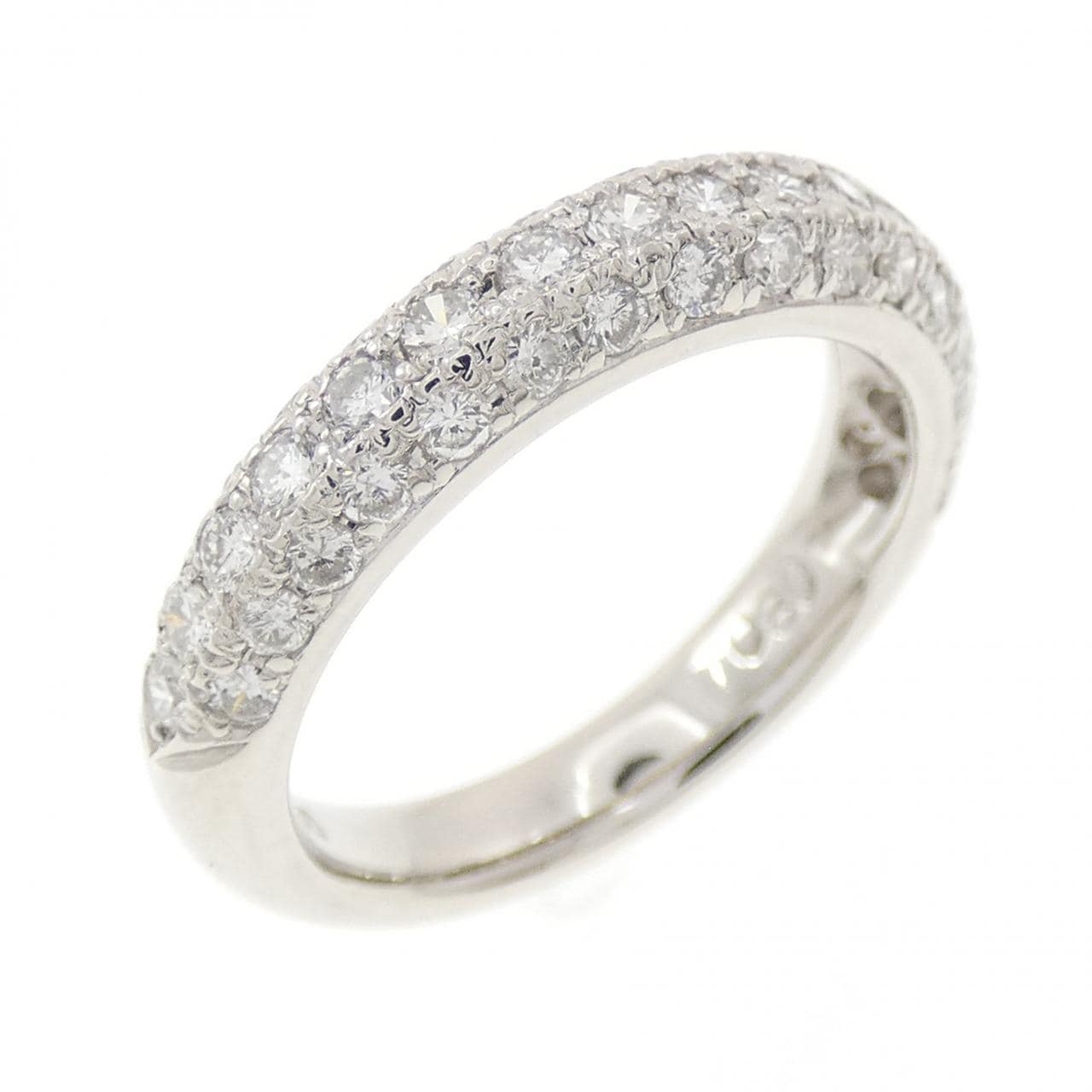PT900 パヴェ ダイヤモンド リング 0.80CT