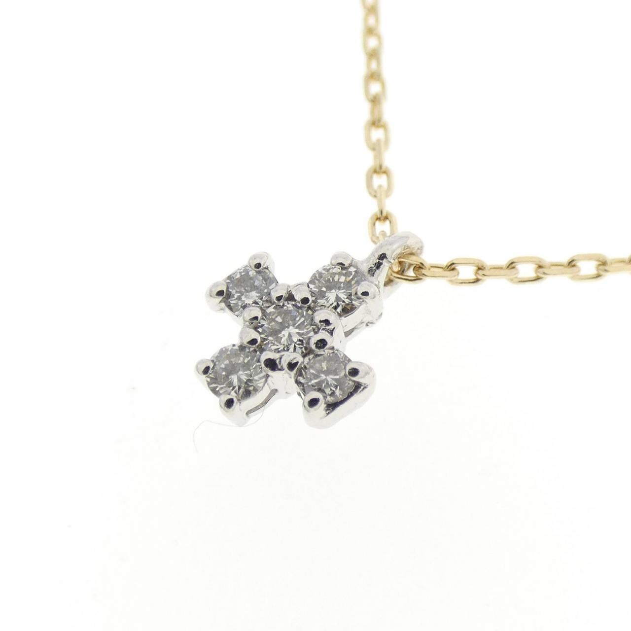 K10WG/K10YG Diamond necklace
