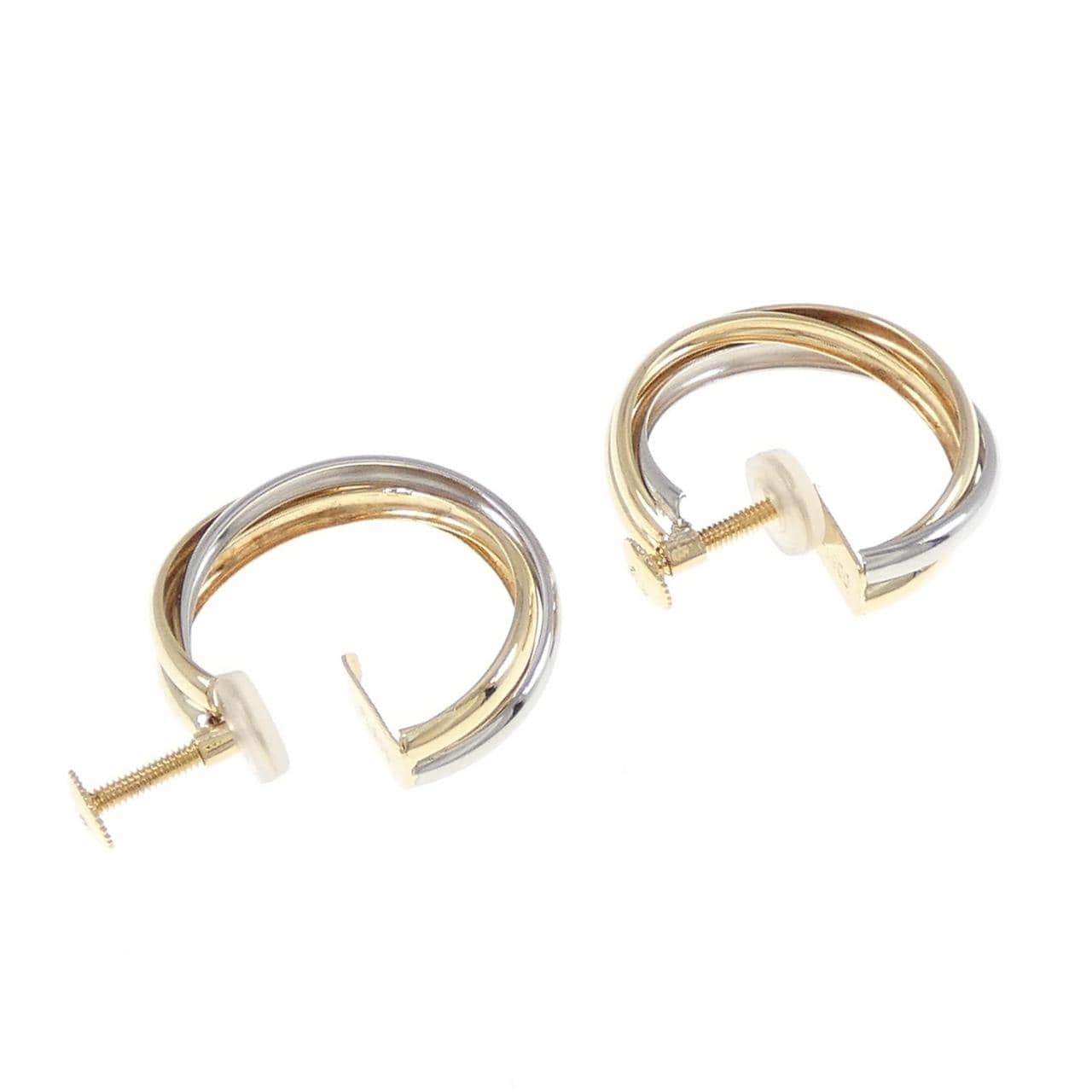 K18YG/PT earrings