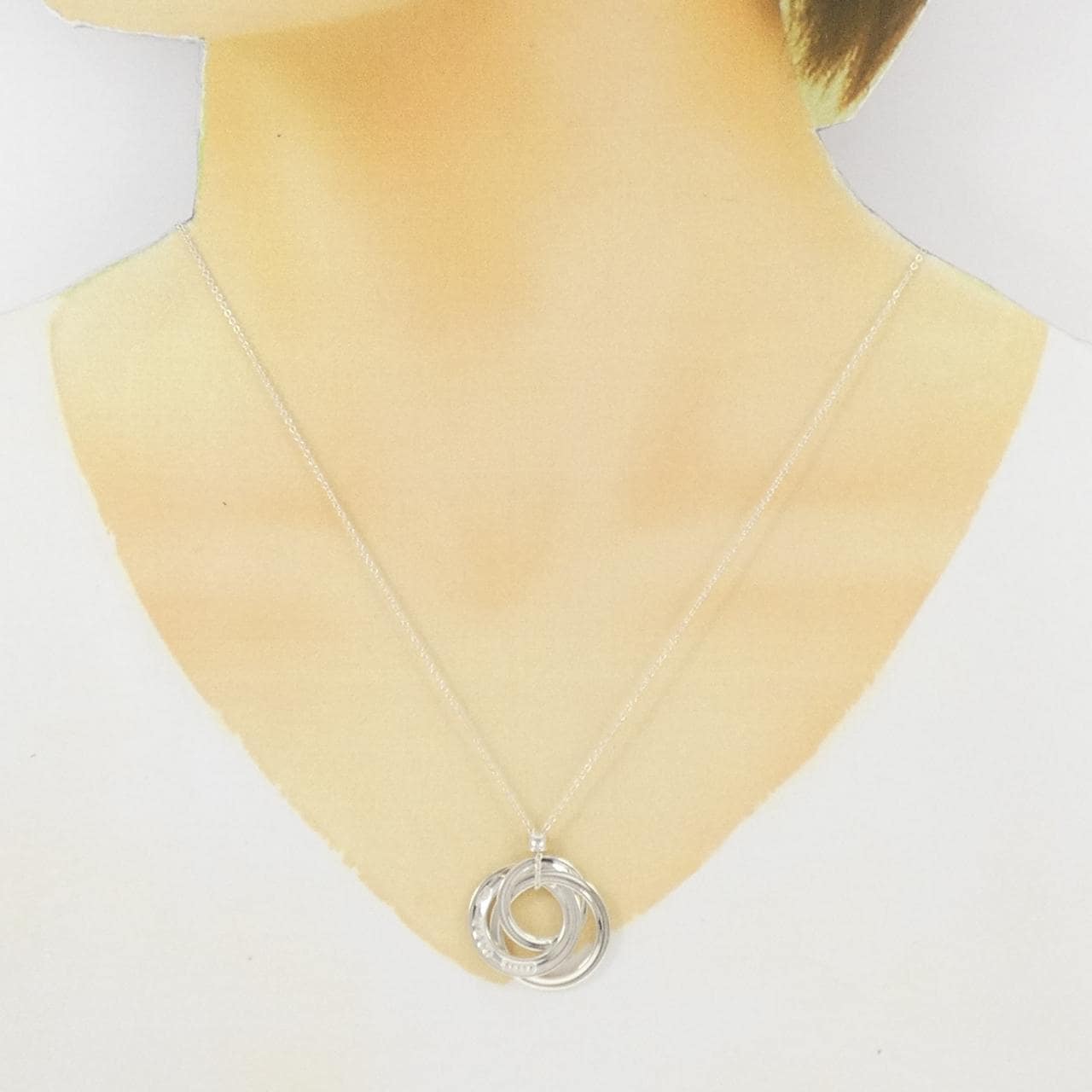 TIFFANY Co. 1837 Interlocking Circle Small Necklace