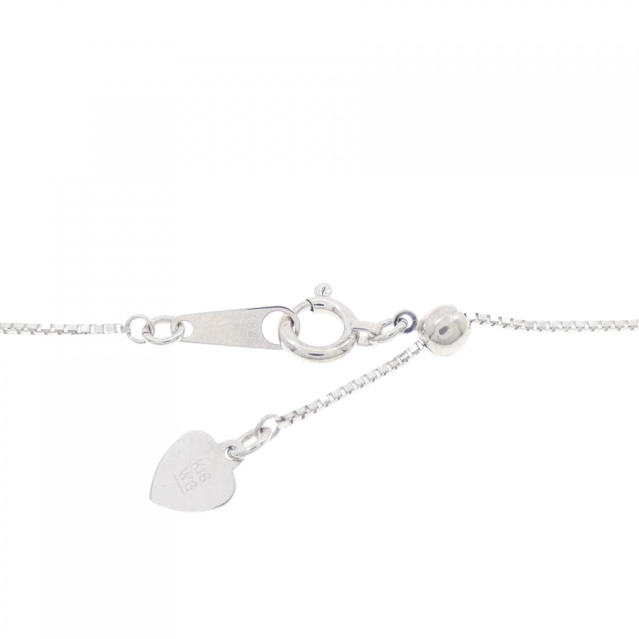 PT900/K18WG ダイヤモンド ネックレス 0.721CT