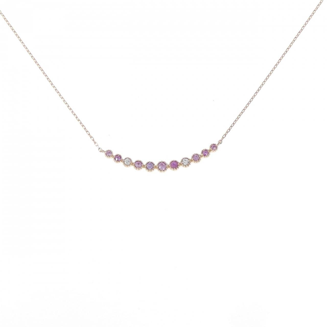 ポンテヴェキオ サファイヤ ネックレス 0.09CT