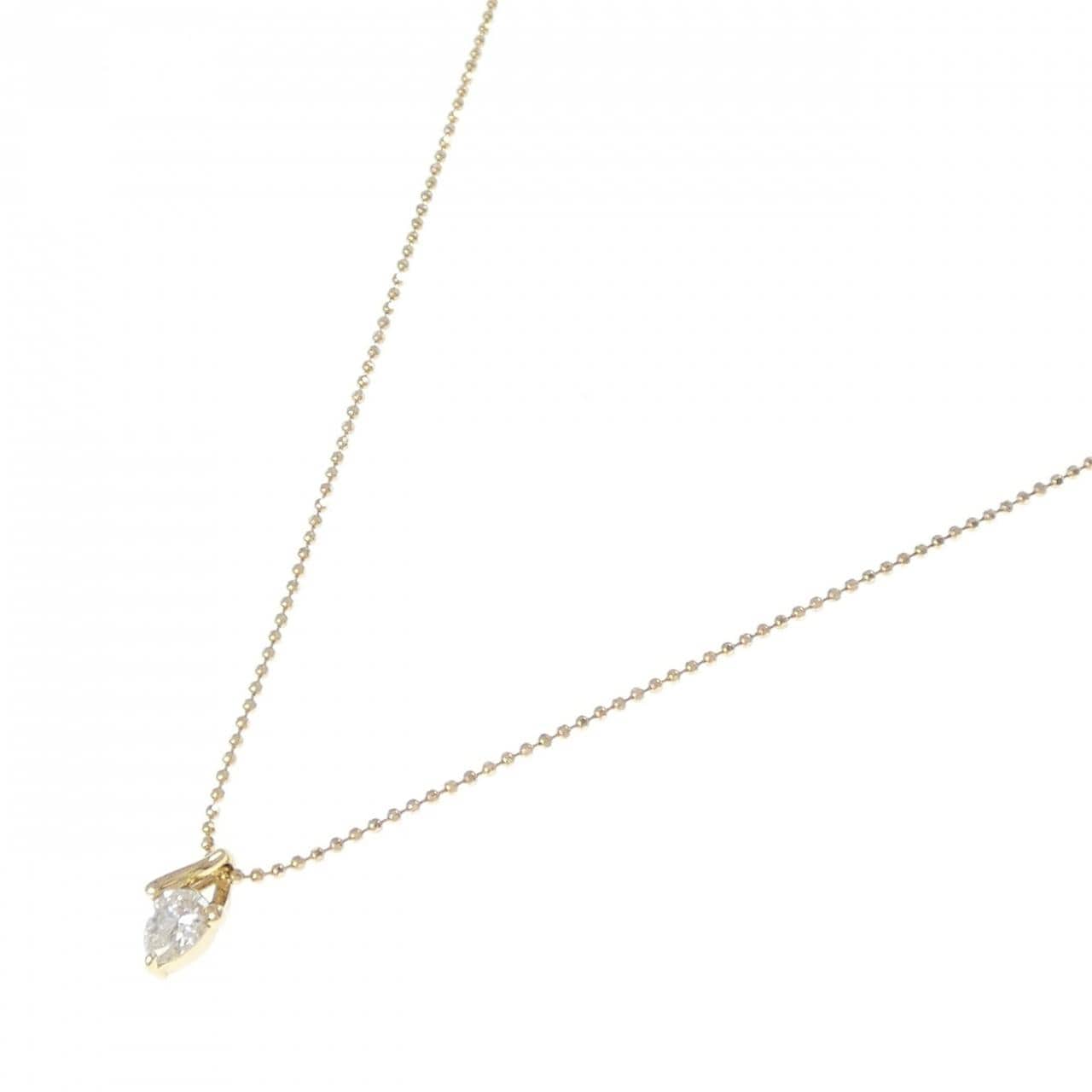 K18YG ダイヤモンド ネックレス 0.28CT