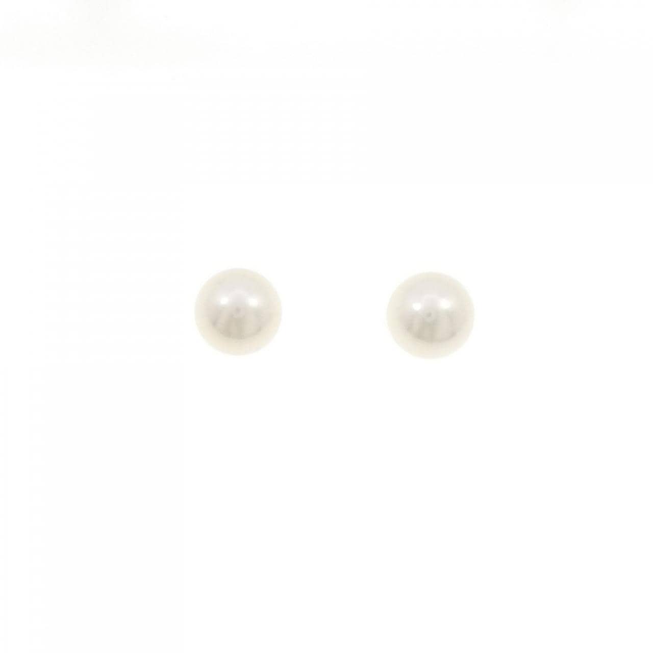 K14WG アコヤパール ピアス 6.9mm