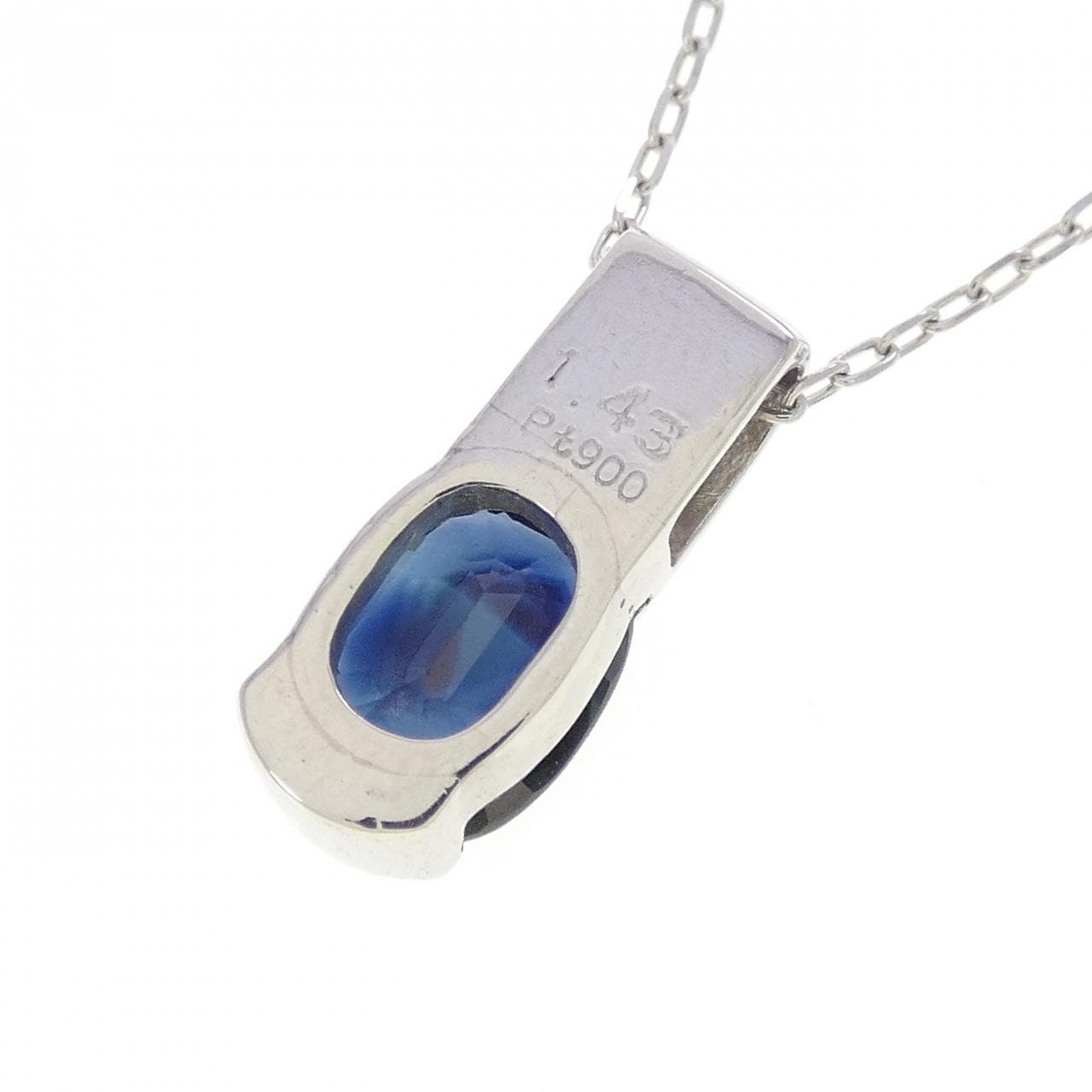 PT900/PT850 サファイヤ ネックレス 1.43CT