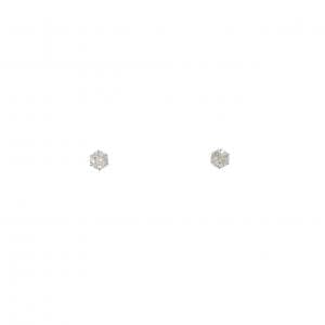 PT900 ダイヤモンド ピアス 0.10CT