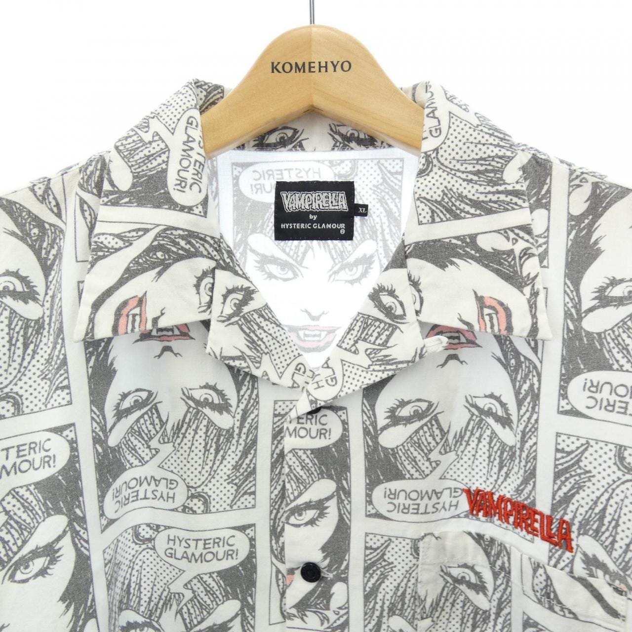 ヒステリックグラマー HYSTERIC GLAMOUR VAMPIRELLA S／Sシャツ