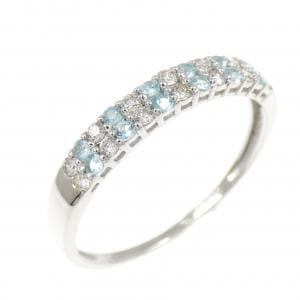 PT950 トルマリン リング 0.13CT