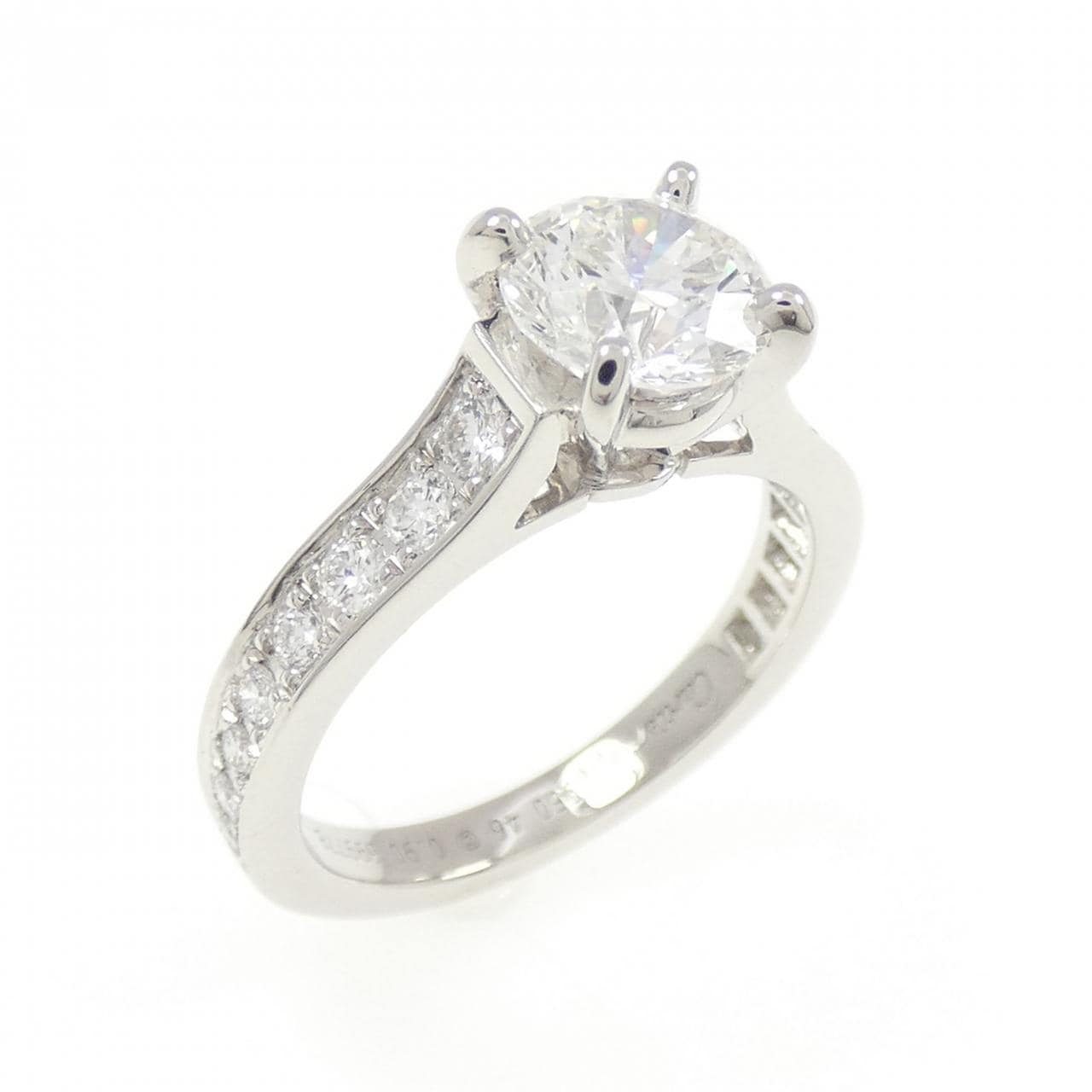 カルティエ 1895 ソリテール リング 0.90CT F VS1 EXT