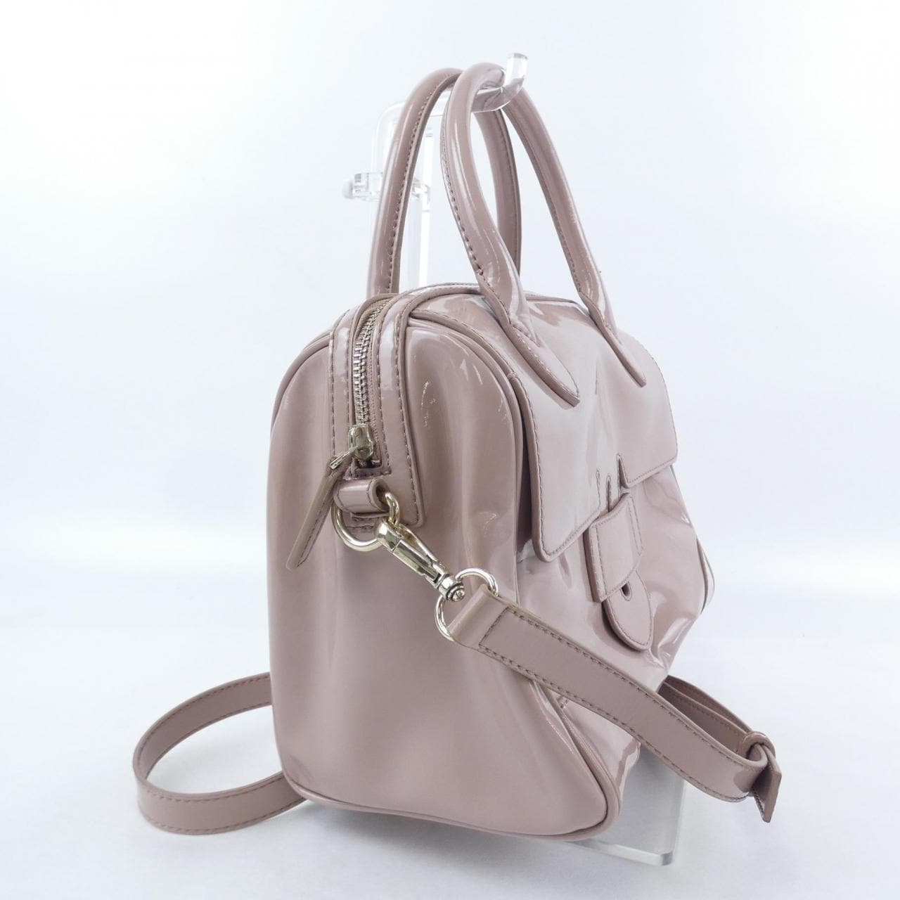 レディースティラマーチ／TILA MARCH  バッグ ハンドバッグ 鞄 トートバッグ レディース 女性 女性用 レザー 革 本革 パープル 紫
