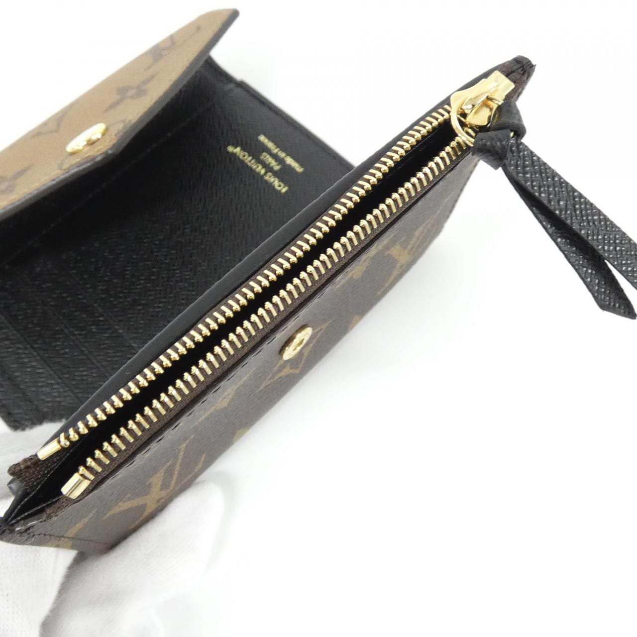 LOUIS VUITTON Monogram Reverse Portefeuille Victorine M81557 Wallet