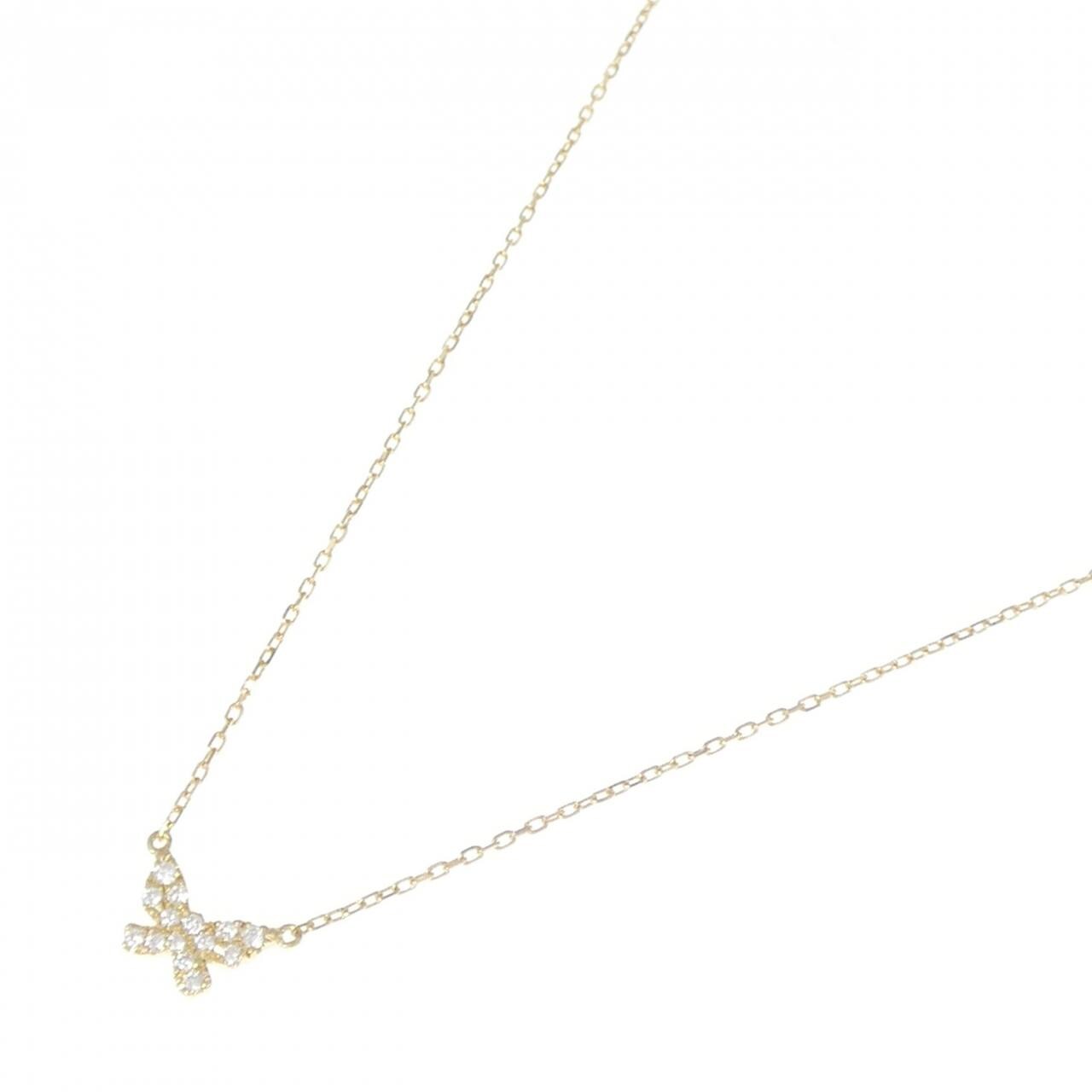 アーカー バタフライ ネックレス 0.06CT