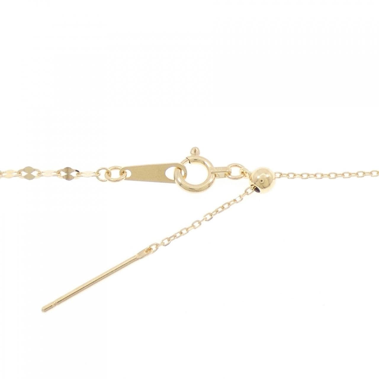 K18YG 白蝶パール ネックレス 13.1mm