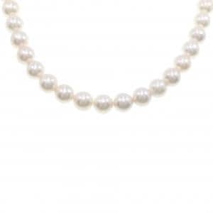 Silver clasp Akoya pearl necklace 7.5mm