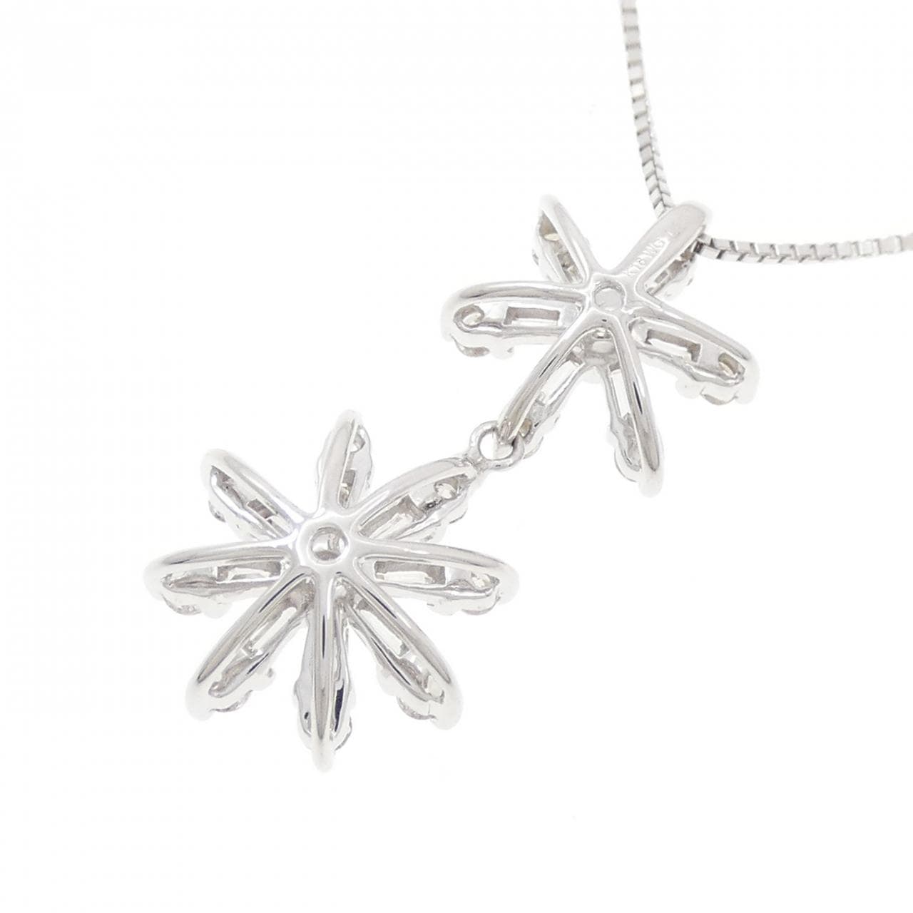 K18WG ダイヤモンド ネックレス 0.70CT