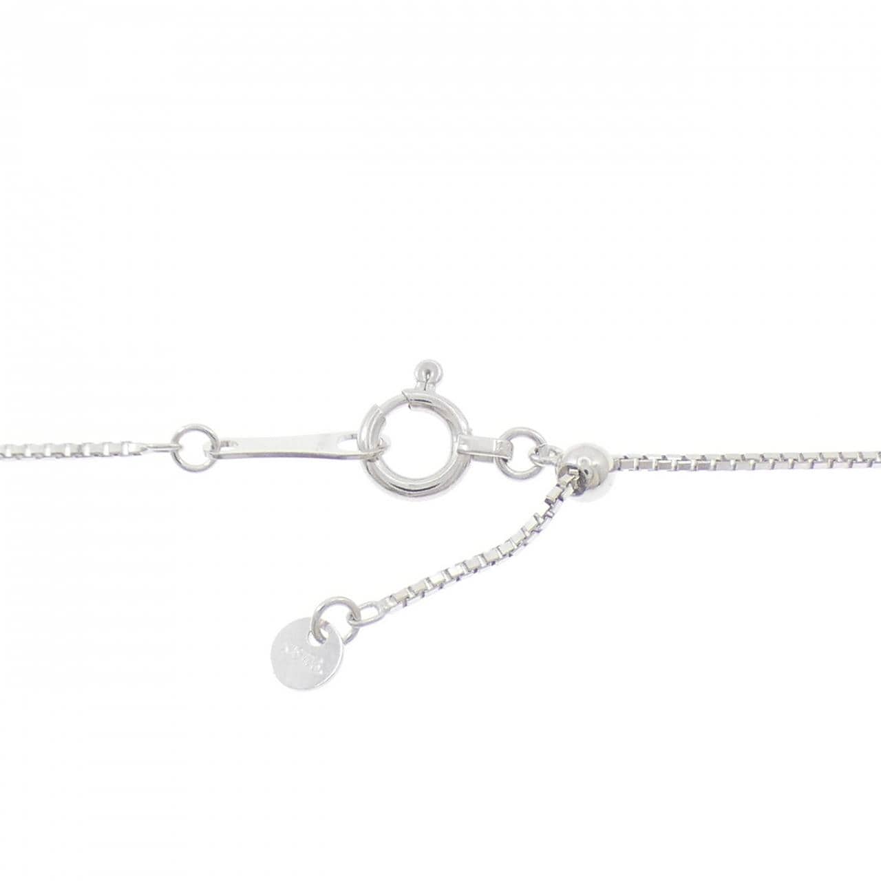 K18WG ダイヤモンド ネックレス 0.50CT