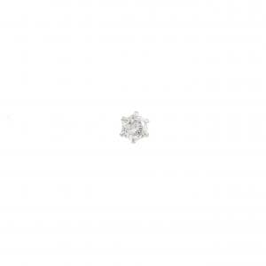 PT900 ソリティア ダイヤモンド ピアス 0.237CT 片耳